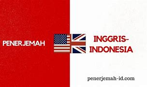 Bahasa Indonesia Inggris Terjemahan