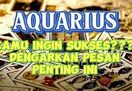 Ramalan Hari Ini Aquarius